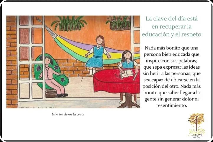 Ilustración del libro La Clave del Día — ser como el bambú flexible, duradero y resistente