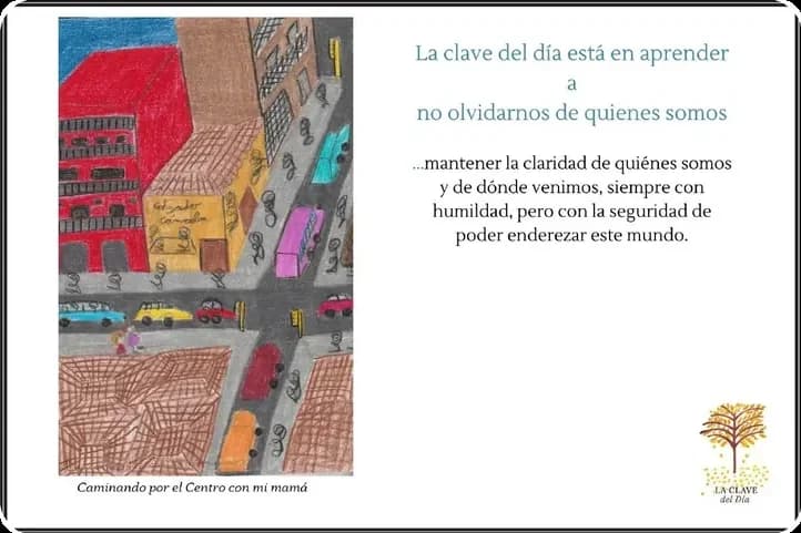 Ilustración del libro La Clave del Día — llenarnos de colores